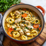 Easy and Comforting Chicken Tortellini Soup