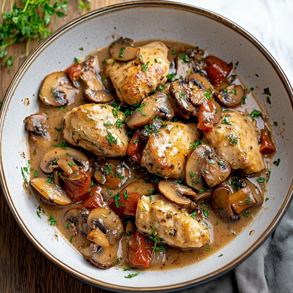 Creamy Mushroom Chicken: A Simple Weeknight Comfort Dish