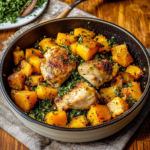 Skillet Chicken and Butternut Squash