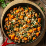 Ground Turkey and Sweet Potato Skillet