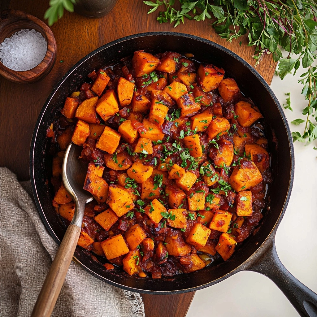 Hearty and Simple Sweet Potato Skillet Recipe