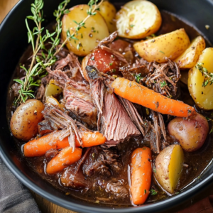 Best Crock Pot Roast Recipe with Potatoes and Carrots