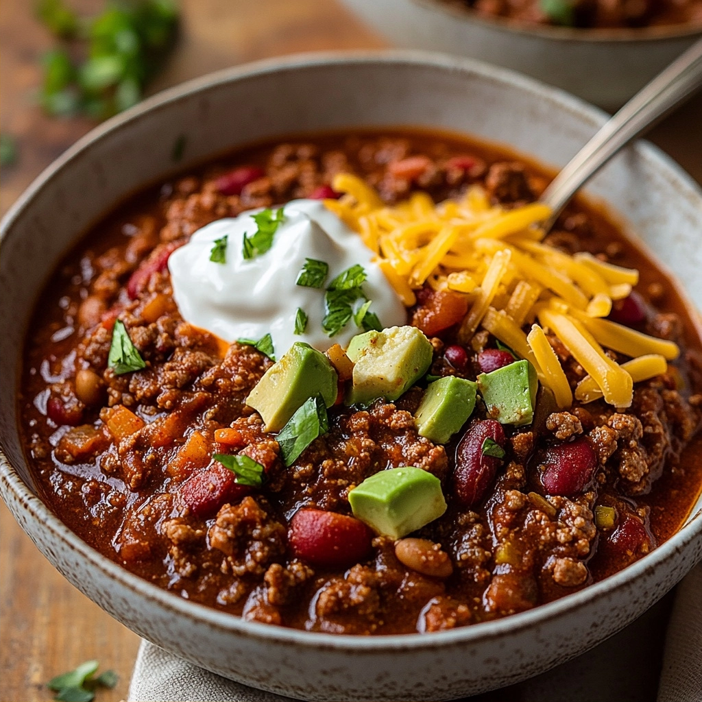 Slow Cooker No Bean Chili