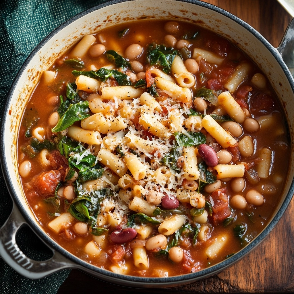One-Pot Pasta e Fagioli (Italian Pasta and Bean Stew)