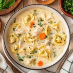 Creamy Chicken Tortellini Soup