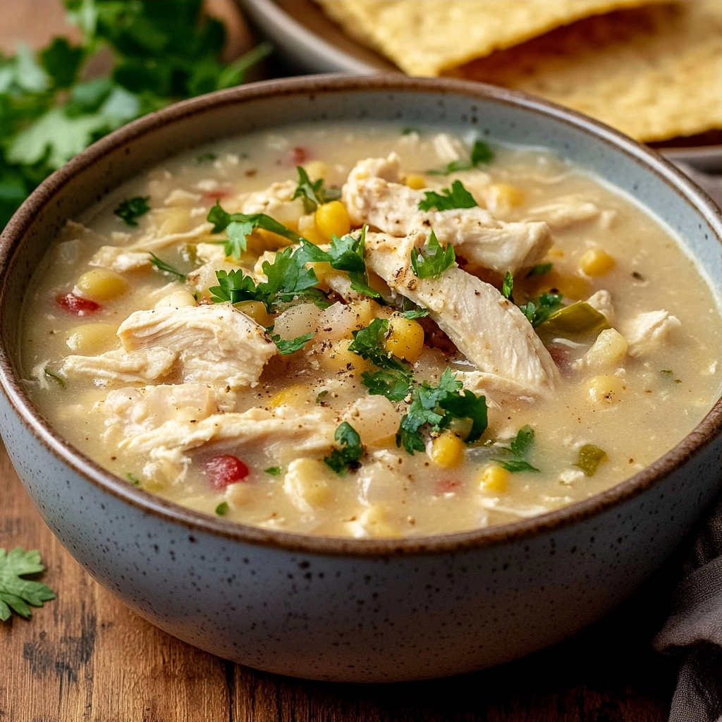 Slow Cooker White Chicken Chili