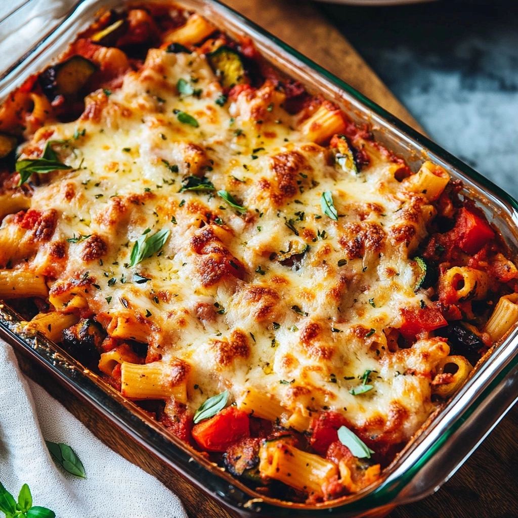 Baked Ziti with Roasted Vegetables