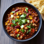 Slow Cooker Ground Turkey Chili