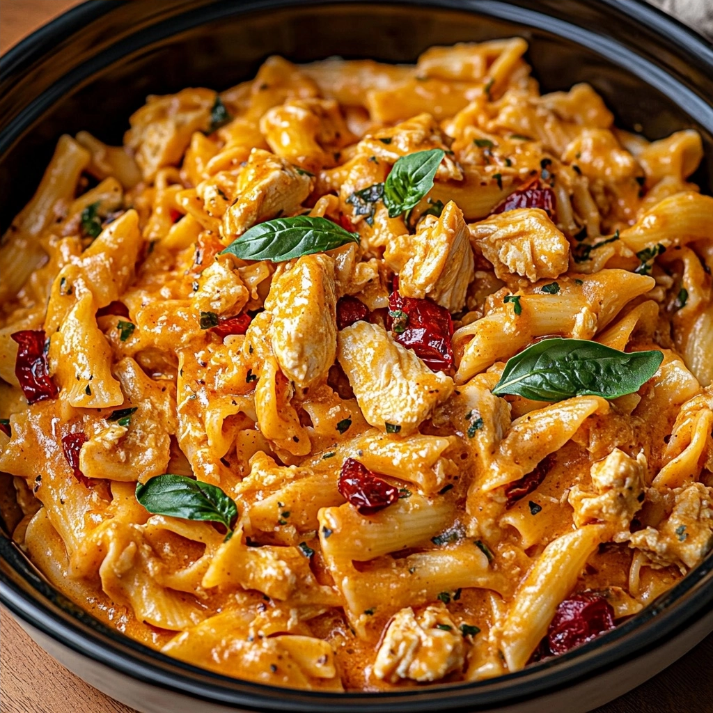 Slow Cooker Marry Me Chicken Pasta