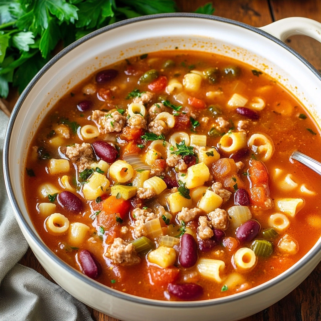 Italian Pasta Fagioli Soup