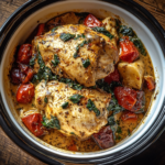Crockpot Tuscan Chicken