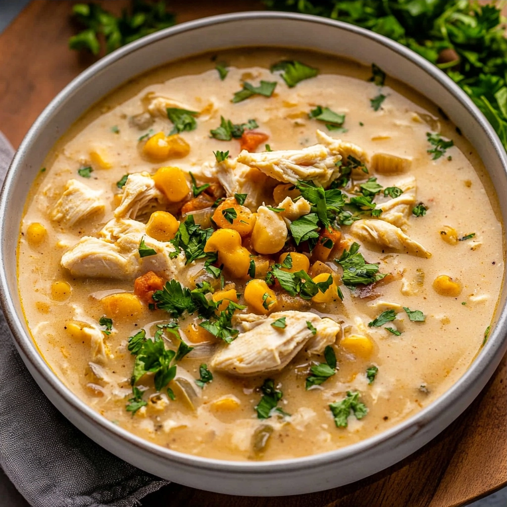 Easy Crockpot White Chicken Chili
