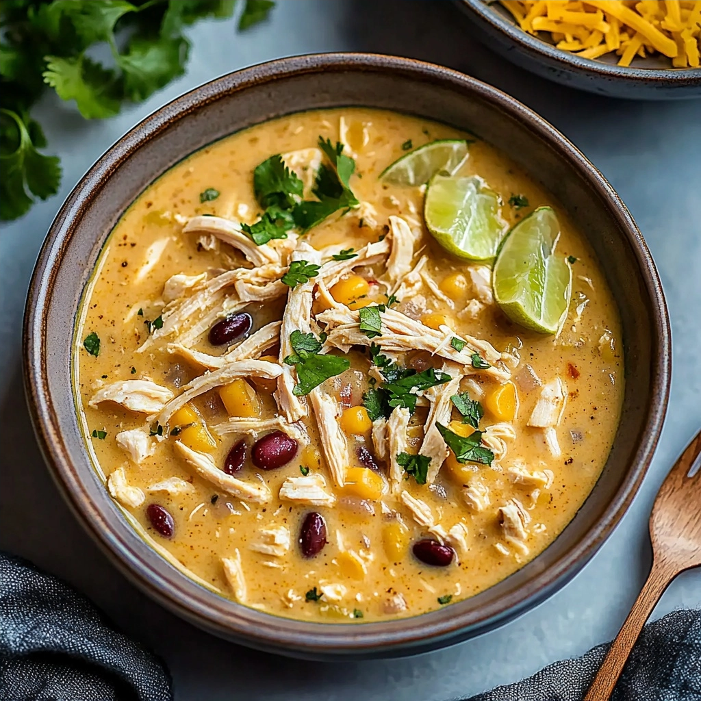 The Easiest Crockpot White Chicken Chili