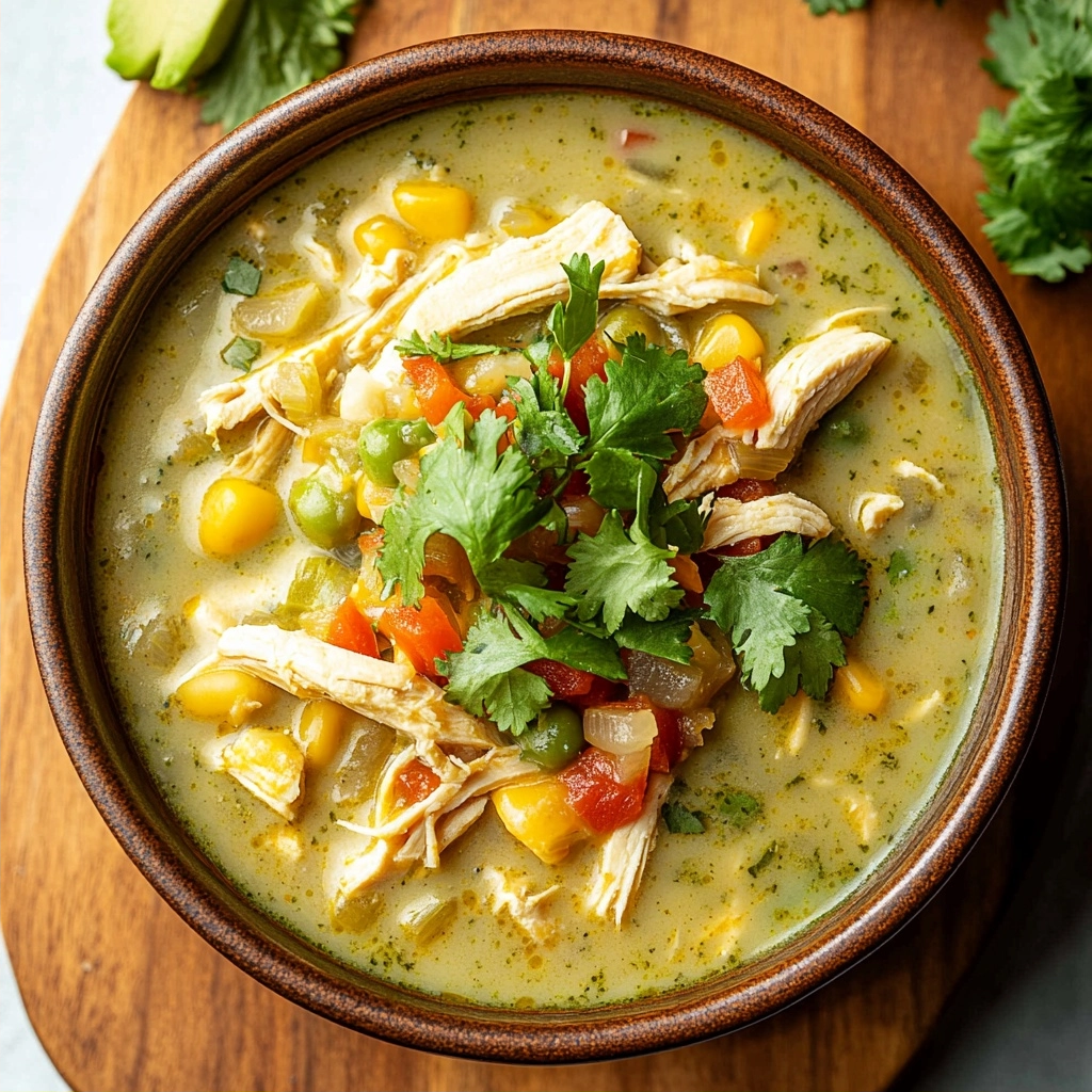 Green Chicken Enchilada Soup