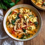 Marry Me Chicken Tortellini Soup