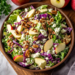 Apple Cabbage Salad with Walnuts and Gorgonzola