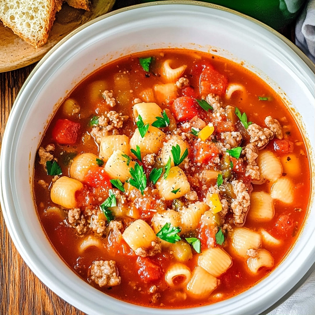 Crock Pot Pasta e Fagioli Soup