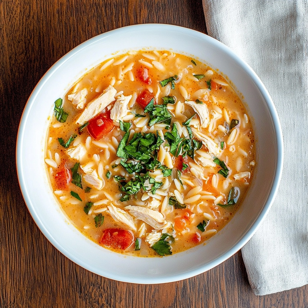 Marry Me Chicken Orzo Soup