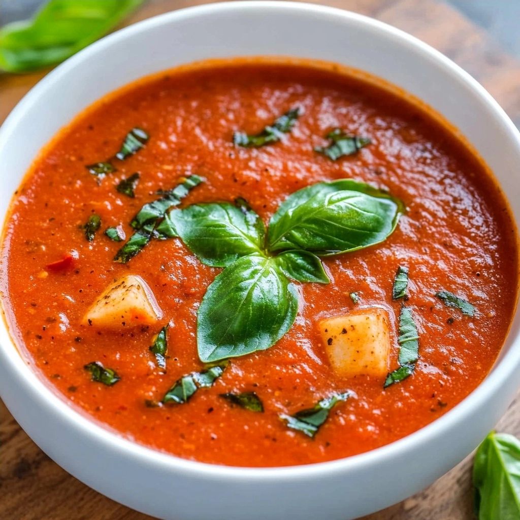 Easy 30-Minute Tomato Basil Soup