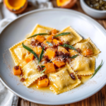 Brown Butter Ravioli with Butternut Squash