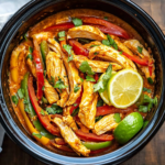 Crockpot Chicken Fajitas
