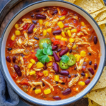 Easy 30-Minute Chicken Enchilada Soup