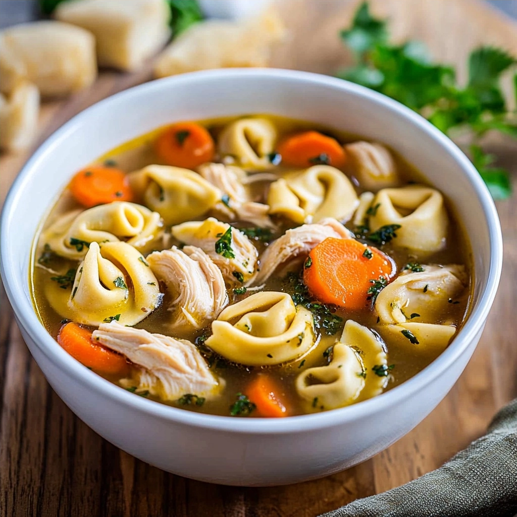 Easy 30-Minute Homemade Chicken Tortellini Soup