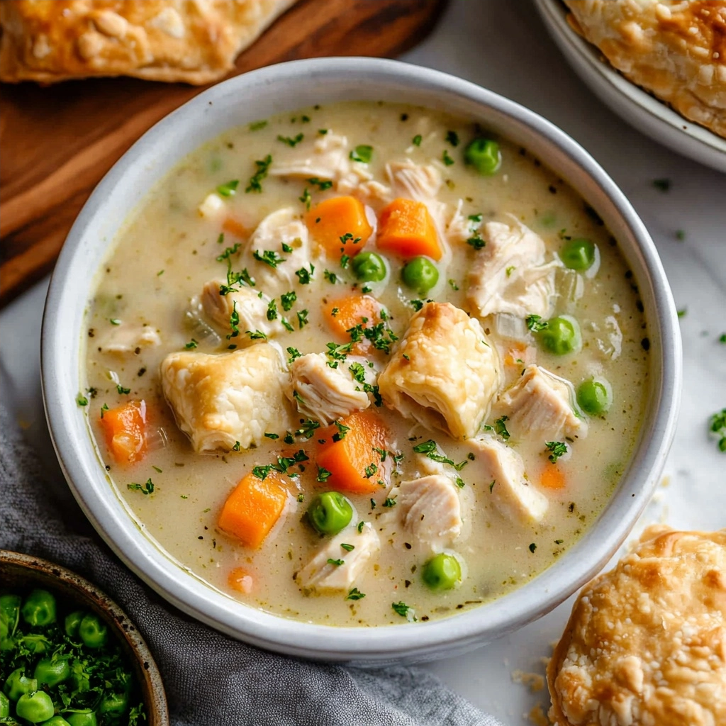 Crock Pot Chicken Pot Pie Soup