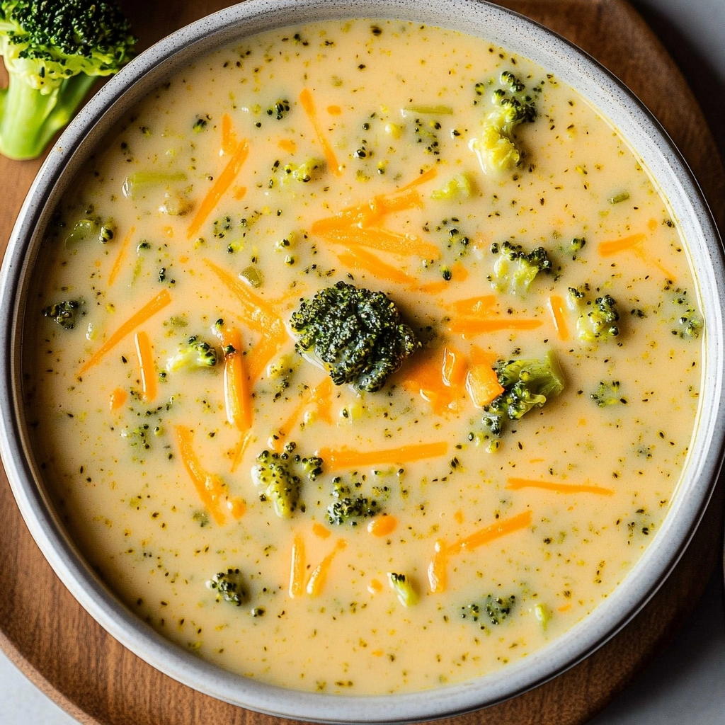 Crockpot Broccoli Cheddar Soup
