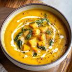 Roasted Kabocha Squash Soup