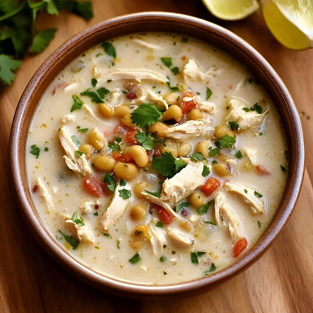 Easy Creamy White Chicken Chili