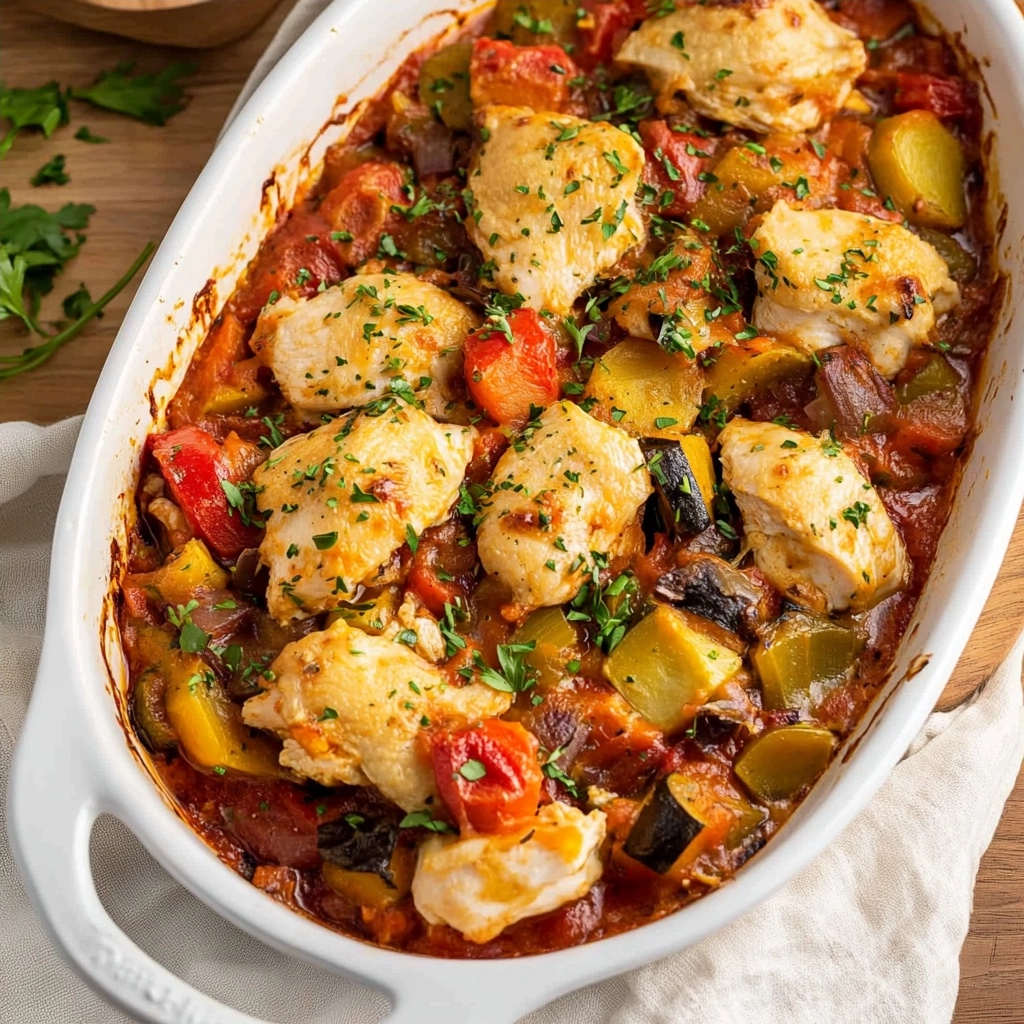 Ratatouille Chicken Casserole