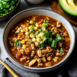 White Ground Chicken Chili