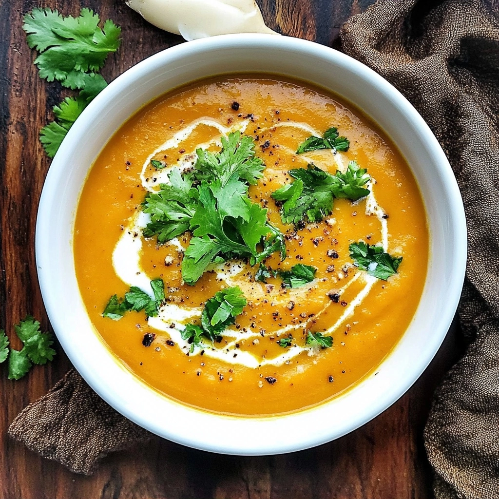 Creamy Coconut Curry Butternut Squash Soup