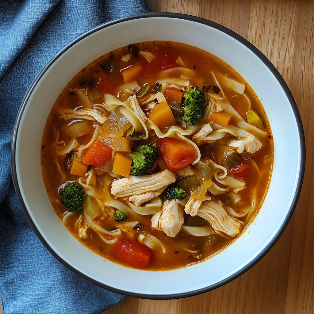Spicy Chicken Noodle Soup