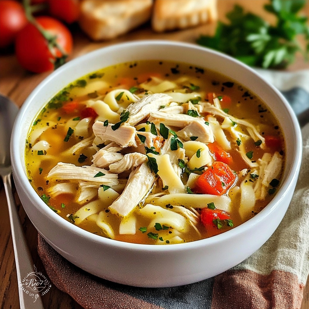 Hearty Italian Chicken Noodle Soup Recipe