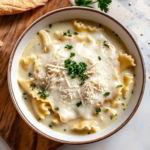Crockpot White Lasagna Soup